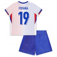 France Youssouf Fofana #19 Replica Away Minikit Euro 2024 Short Sleeve (+ pants)